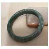 MMM155 Green Jade Bangle Bracelet New 