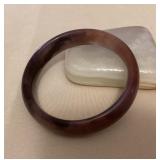 MMM167 Violet Jade Bangle Bracelet New 