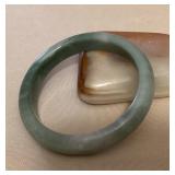 MMM168 Green Jade Bangle Bracelet New 