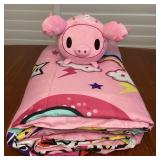 MMM200 Tokidoki Twin Sized Comforter & Plush 