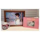 MMM216 Diana Hansen-Young Framed Picture, Book & Ceramic Mug