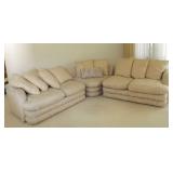 HKL009 Cloth Corner Living Room Sofa Set