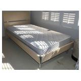 HKL070 Beautyrest Twin Mattress with Oak Wood Frame