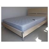 HKLS071 Beautyrest Full Size Bed with Oak Wood Frame