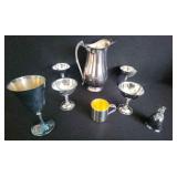 PPE030 - Vintage Silver-Plated Goblets And More