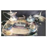 PPE034 - Sheffield Silver-Plated Tea Set