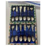 PPE356- Silver Plated Asian Spoons 