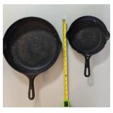 PPE062-Two Cast Iron Skillets