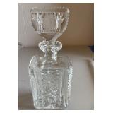 PPE078 Beautiful Vintage Crystal Decanter