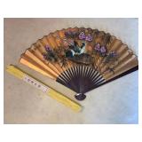 PPE106 Very Large Painted Chinese Fan