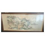 PPE113 - Vintage Asian Landscape Scene