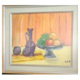PPE114 - Framed Still Life Oil on Canvas #1