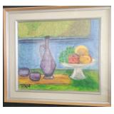 PPE115 - Framed Still Life Oil On Canvas #2
