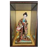 PPE142 - Ryukyu Doll with Glass Case 