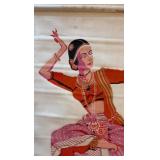 PPE156 Vintage 1969 Lions International Calendar Scroll& Colorful Smock from Expo