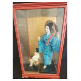 PPE169 - Vintage Mother and Child Dolls with Case