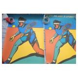 PPE198 - Vintage Designer US Tennis Open 2008 Posters (2)