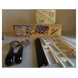 PPE216 Vintage Serving Spoon Set Sushi Maker And More