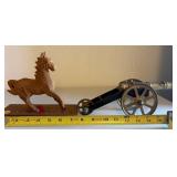 PPE223 Miniatures Horse And Cannon 