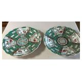 PPE241- Vintage Gold Imari Hand Panted Porcelain Plates From Japan
