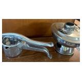 PPE257 Vintage Metal Citrus Juicer and Hot Pot 