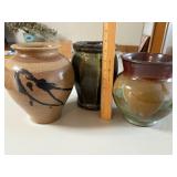 PPE268 Three Pottery Vases
