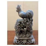 PPE274- Vintage Soapstone Rooster 