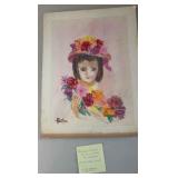 PPE296 Crayon Sketch Girl