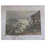 PPE308 Vintage Silk Painting By Hiroshi Terauchi