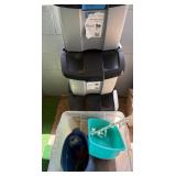 PPE338 Lot Three Stacking Bins and More