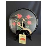 PPE346- Ryukyu Bussan Kan Lacquer Ware Decorative Plate