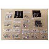 NSJ394 Navajo Sterling Turquoise Earring Parts & More