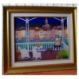 WFS015 Signac A St. Tropez Serigraph By Fanch Ledan w/ COA