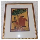 WFS020 Framed Paul Nzalamba Photographic Batik Print