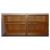 WFS107 Pair of Wood Shelving Units