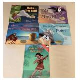 MMS011 Five Children’s Hawaiian Themed Hardcover Books With CD’s