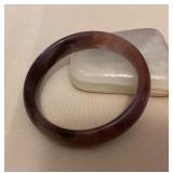 MMS021 Violet Jade Bangle Bracelet New 
