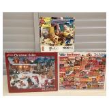 MMS085 Three Fun Jigsaw Puzzles Brand New