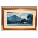 MMS086 Framed Gary Reed Scenic Picture Signed
