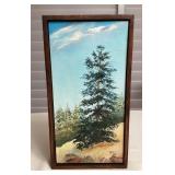 MMS090 Framed Original Scenic Painting 