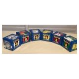 MMS118 Set Of Six Limited Edition Pokemon 23K Gold-Plated Trading Cards New