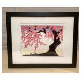 MMS143 Framed Print Of A Paper Cutting Scenic Picture By Aki Sogabi