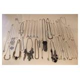 MMS158 Over 35 Costume Jewelry Necklaces 