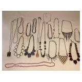 MMS159 Eighteen Costume Jewelry Necklaces 