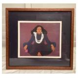 MMS205 Koa Framed Pegge Hopper Picture 