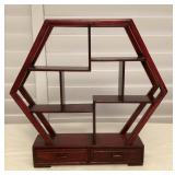 MMS206 Small Chinese Rosewood Curio Display Stand