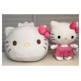 MMS228 Two Large Hello Kitty Plushies New