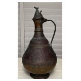 MMS234 Antique Tinned Copper Water Ewer 