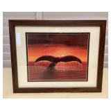 MMS244 Framed “Sunset Tail” Picture By George Kaiwi
