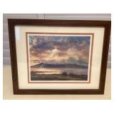 MMS245 Framed “Maui Glow” Scenic Picture By BH Freeland 